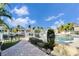 Inviting pool area with patio and lush landscaping at 5614 Seagrass Pl, Apollo Beach, FL 33572