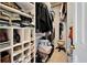 Spacious walk-in closet with ample shelving and hanging space at 5614 Seagrass Pl, Apollo Beach, FL 33572