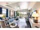 Open living area with hardwood floors and plenty of natural light at 10338 Highland Park Pl, Palmetto, FL 34221