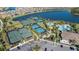 Community tennis and pickleball courts near pool and clubhouse at 10338 Highland Park Pl, Palmetto, FL 34221