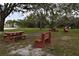 Relaxing picnic area with benches and tables at 123 9Th St, Belleair Beach, FL 33786