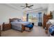 Large main bedroom with a king-size bed and plenty of closet space at 17671 Bright Wheat Dr, Lithia, FL 33547