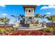 Entrance to community with water feature and landscaping at 18212 Canopy Pl, Lakewood Ranch, FL 34211