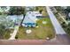 Aerial view showcasing a single Gathering home with a spacious yard at 1922 55Th S St, Gulfport, FL 33707