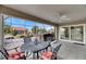 Spacious screened lanai with hot tub and patio furniture at 2003 Captiva Ct, Sun City Center, FL 33573
