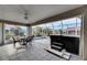 Spacious lanai with hot tub and outdoor seating area at 2003 Captiva Ct, Sun City Center, FL 33573