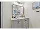 Clean bathroom with a double vanity and stylish light fixtures at 2126 7Th N Ave, St Petersburg, FL 33713