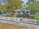 Charming bungalow with a well manicured front yard and picket fence at 2126 7Th N Ave, St Petersburg, FL 33713
