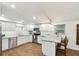 Modern kitchen with stainless steel appliances and an island at 2126 7Th N Ave, St Petersburg, FL 33713