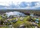 New home on a lakefront lot with beautiful lake view at 2972 Lake Saxon Dr, Land O Lakes, FL 34639