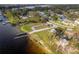 Lakefront property with private dock and gazebo at 2972 Lake Saxon Dr, Land O Lakes, FL 34639