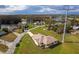 Single Gathering house nestled on a quiet street near a lake at 2972 Lake Saxon Dr, Land O Lakes, FL 34639
