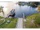 Private boat ramp with dock access to lake at 2972 Lake Saxon Dr, Land O Lakes, FL 34639