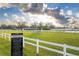 Horse stables at Lake Padgett Estates with park rules and regulations at 2972 Lake Saxon Dr, Land O Lakes, FL 34639