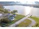 Lakeside park with multiple gazebos and picnic area at 2972 Lake Saxon Dr, Land O Lakes, FL 34639