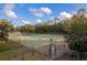 Well-maintained tennis courts with surrounding fence at 2972 Lake Saxon Dr, Land O Lakes, FL 34639