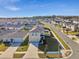 Aerial view of a neighborhood with houses and streets at 38296 Sonnet Landing Ave, Zephyrhills, FL 33540