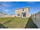 Spacious backyard with home view at 38296 Sonnet Landing Ave, Zephyrhills, FL 33540