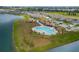 Community pool and clubhouse at 38296 Sonnet Landing Ave, Zephyrhills, FL 33540