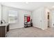 Home office with desk, coat rack, and storage at 38296 Sonnet Landing Ave, Zephyrhills, FL 33540
