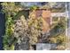 Aerial view of house and surrounding lot at 415 Country Club Dr, Oldsmar, FL 34677