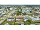 Aerial view of home and surrounding neighborhood at 5147 Perennial Dr, Holiday, FL 34690