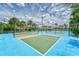 Two pickleball courts with blue and green surfaces at 5210 Windy Grove Dr, Wimauma, FL 33598