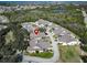 Aerial view of a house in a waterfront community at 5320 Golden Isles Dr, Apollo Beach, FL 33572