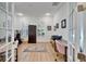 Home office with wood floors and French doors at 5320 Golden Isles Dr, Apollo Beach, FL 33572