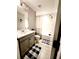 Clean bathroom with a tub shower combo, vanity, and toilet at 5508 Viola Lee Way, Lutz, FL 33558
