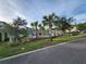 Community pool with palm trees and lush landscaping at 5508 Viola Lee Way, Lutz, FL 33558