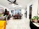 Bright dining area with kitchen and living room views at 5508 Viola Lee Way, Lutz, FL 33558