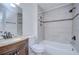 Clean bathroom with updated fixtures and tile at 6781 121St Ave # F, Largo, FL 33773