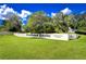 Landscaped entrance to Pinebrook Estates community at 6781 121St Ave # F, Largo, FL 33773