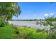 Stunning lake view from the property at 7200 E Bank Dr, Tampa, FL 33617