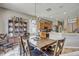 Kitchen with wooden cabinets and island at 15521 Long Cypress Dr, Ruskin, FL 33573