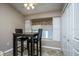 Small breakfast nook with a table and chairs, ideal for a quick meal at 1616 Bondurant Way, Brandon, FL 33511