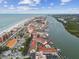Condo complex near beach and waterway; subject property highlighted at 19201 Vista Ln # C8, Indian Shores, FL 33785
