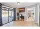 Open dining area with view to the kitchen and backyard at 25555 Oaks Blvd, Land O Lakes, FL 34639