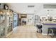 Bright kitchen features stainless steel appliances and an island at 25555 Oaks Blvd, Land O Lakes, FL 34639