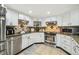 Kitchen with stainless steel appliances and granite countertops at 25555 Oaks Blvd, Land O Lakes, FL 34639