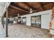 Covered patio with pool and outdoor kitchen views at 25555 Oaks Blvd, Land O Lakes, FL 34639