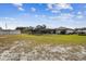 Overview of property, including pool and workshop at 25555 Oaks Blvd, Land O Lakes, FL 34639