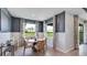 Charming breakfast nook with a round table and access to backyard views at 4318 Pullet Ct, Lakewood Ranch, FL 34211
