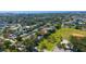 Aerial view showing home's location in a residential neighborhood at 5500 Denver Ne St, St Petersburg, FL 33703