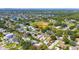 Aerial view highlighting home near park and coastline at 5500 Denver Ne St, St Petersburg, FL 33703