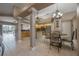 Large kitchen with an island and stainless steel appliances at 10126 Londonshire Ln, Tampa, FL 33647