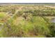 Aerial view of property with home and expansive lot at 10813 Dixon Dr, Riverview, FL 33579