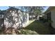 Storage shed in backyard with grassy area at 11142 Irish Moss Ave, Riverview, FL 33569