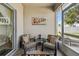 Cozy screened porch with patio furniture at 12645 Flatwood Creek Dr, Gibsonton, FL 33534